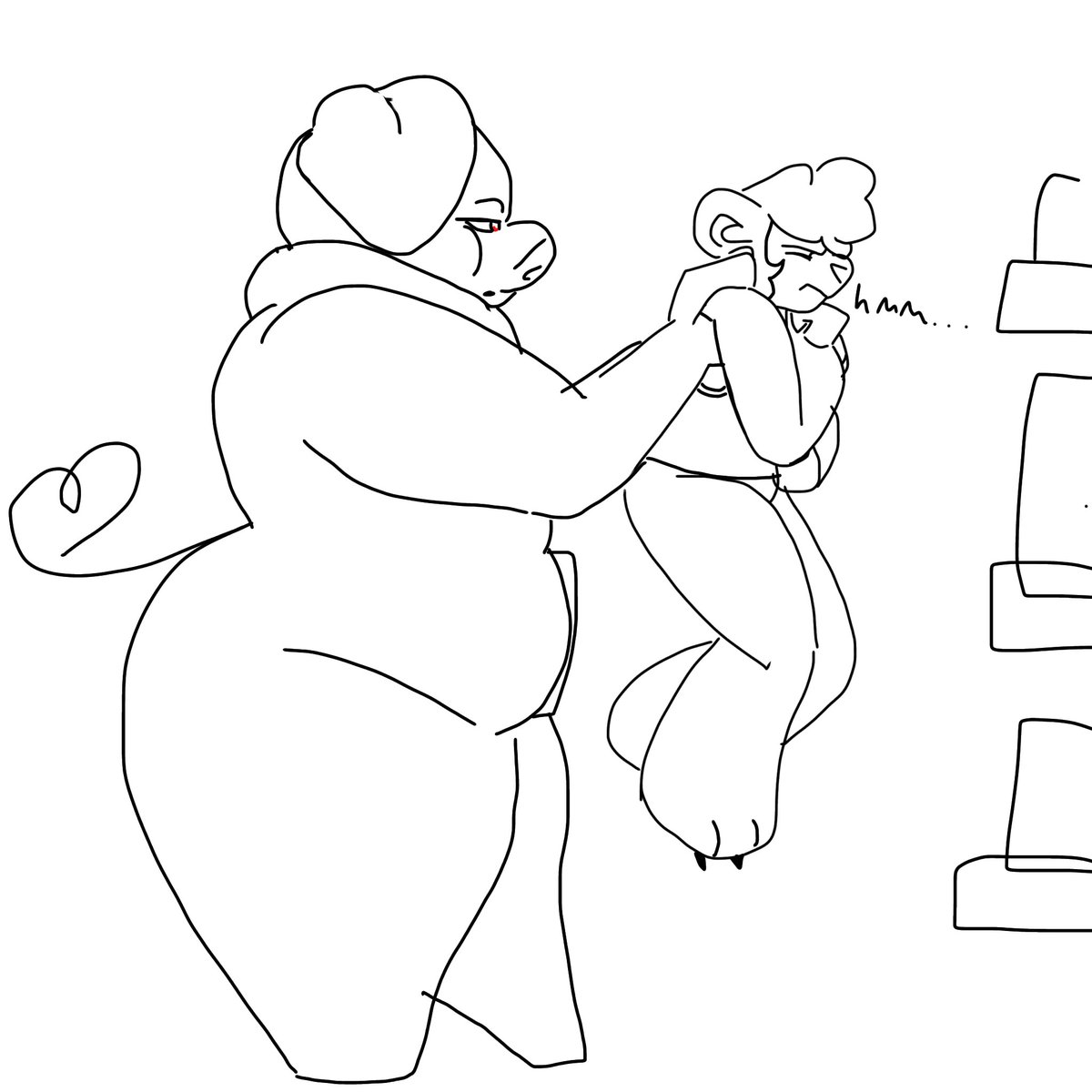 DrowningOil's tweet photo. Todays warmup is Hammy helping Tristan see the top shelves https://t.co/Sg7ClZKB6H