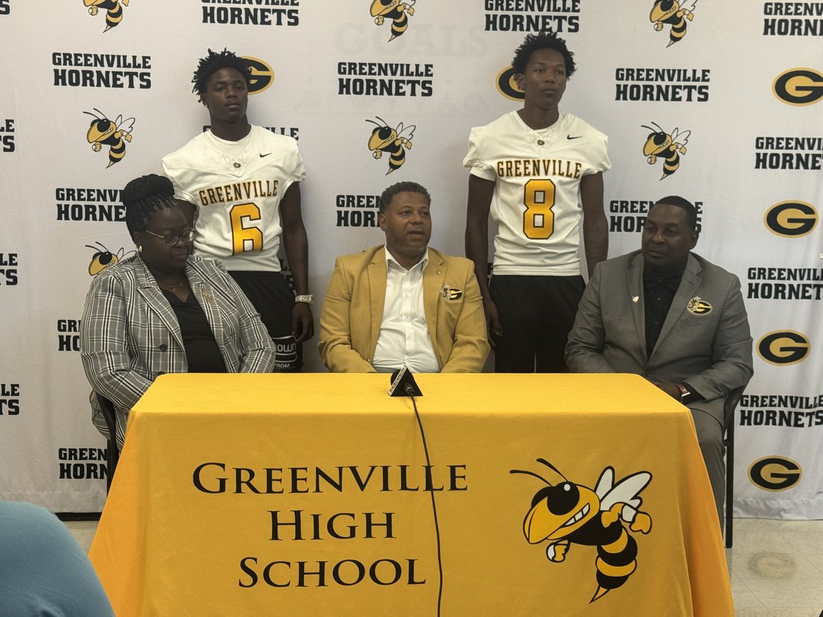 TheDeltaSports's tweet photo. Tavares Johnson introduced as Greenville High’s Head Football Coach. “We’re going to be full of energy, excitement, and expect us to have fun.” https://t.co/NEvksIOEs1
