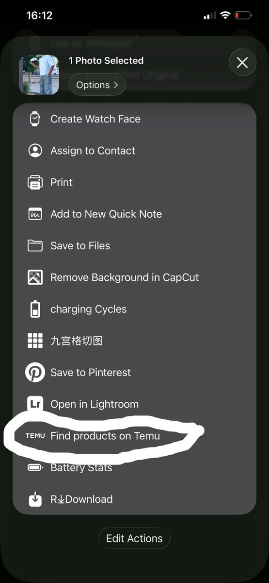 shalomdart's tweet photo. Here’s a tip to improve your shopping experience on Temu. 

If you see a shoe, bag or an outfit you love. Instead of asking where they got them frm or a link to the product, just get a screenshot..

Step 1 click the share icon, you would see Find products on Temu and voila! https://t.co/PLzmkcjv6u