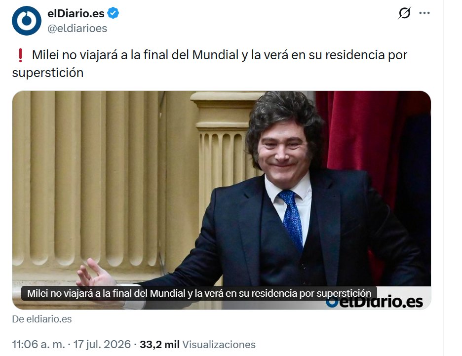 carlossmato's tweet photo. Según El Condenas, "Milei no tiene huevos" https://t.co/sm4Q9RujzI