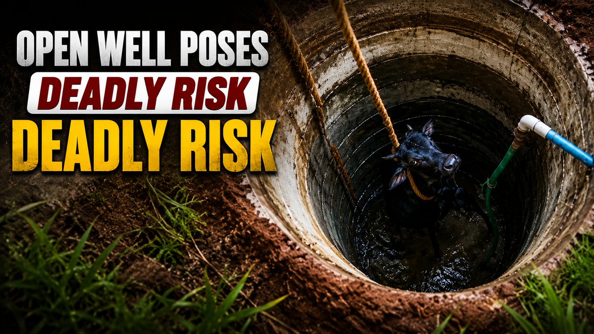 InGoa24x7's tweet photo. Open Well Poses Deadly Risk
WATCH:https://t.co/WbHK42myYW
#InGoaNews #InGoa #Goa #GoaNews #Canacona #OpenWell #PublicSafety #AnimalRescue #FireAndEmergencyServices #GoaUpdates #BreakingNews #SafetyFirst https://t.co/LBZlmvptCy