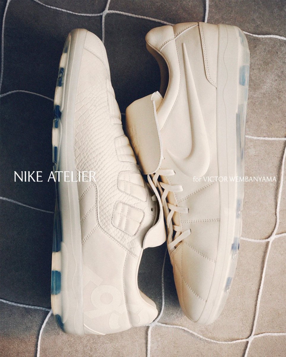 SoleRetriever's tweet photo. REFINED: Victor Wembanyama for the Nike Atelier Total 90 🇫🇷⚽️

🗓️ July 20th (Pre-Order)
📍 The Broken Arm (Paris)
📍 Dover Street Market (Paris)
📱 SNKRS (North America). https://t.co/7aZDpnKOnF