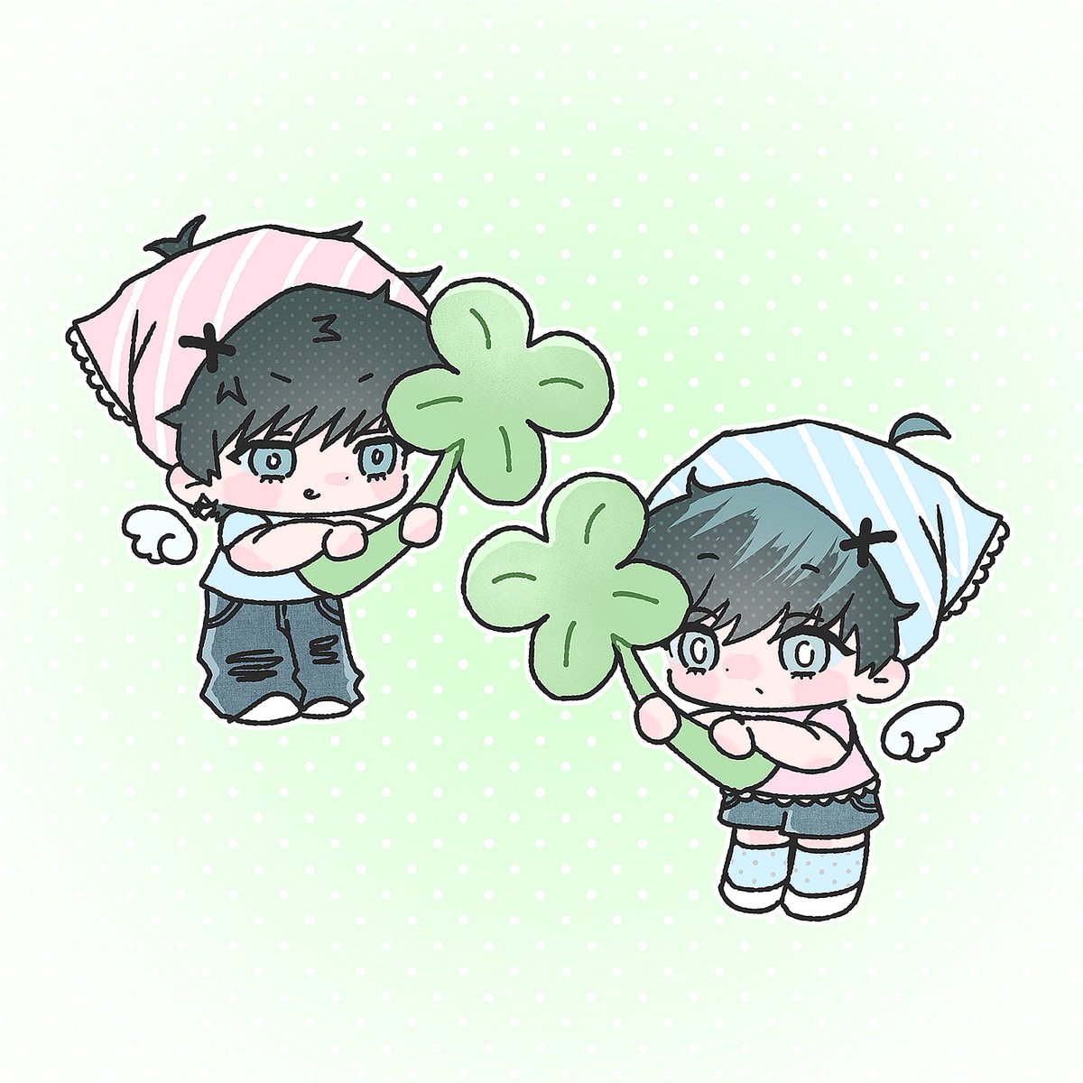 solti311's tweet photo. 🍀🍀

#해피투게더 https://t.co/QmEeJhsuXF