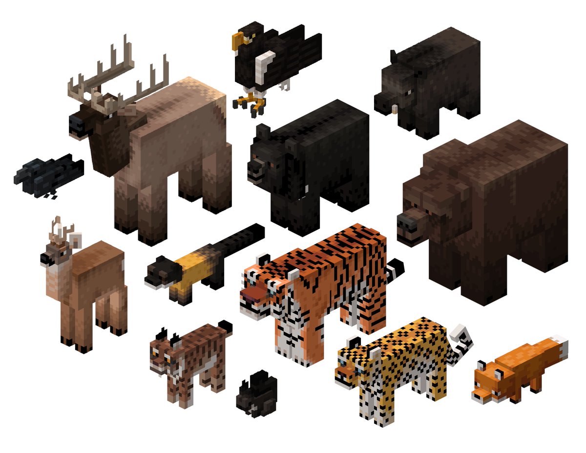 AlorLeonel's tweet photo. minecraft taigas if notch was russian and not swedish https://t.co/xdniQfiX2b