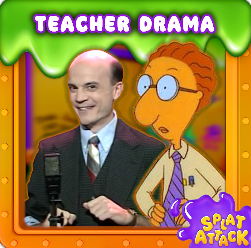 SplatAttackPod's tweet photo. We all have experienced a wide variety of school educators. Join us as we talk about teachers and school staff in this episode of Splat Chats. Episode exclusively on Patreon. https://t.co/Il2FhAnAfj #splatattack #splatattackpodcast #podcast #vidcast #nostalgia #90snostalgia https://t.co/NpKxITB6Cv