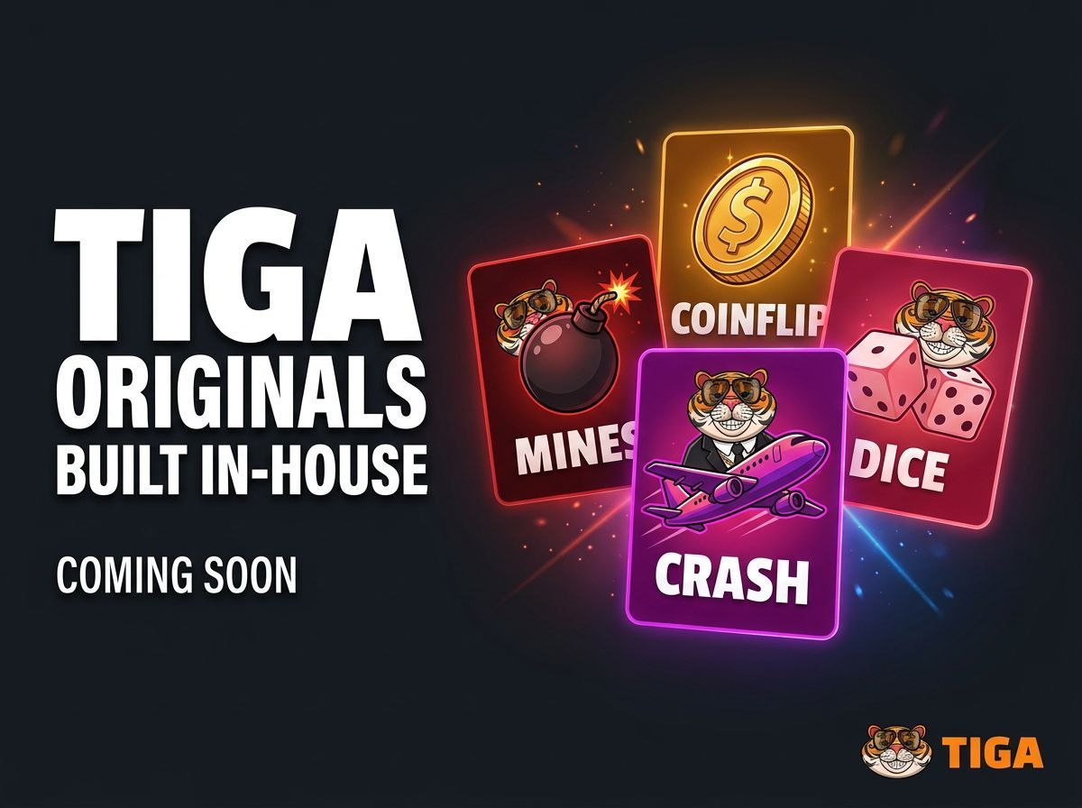 tiga_coin's tweet photo. We're not just adding games, we're building our own.

TIGA Originals are on the way.

Games you won't find anywhere else, made in-house, made for you! 🐯

Coming soon 👀 https://t.co/7cUYXm9ju5