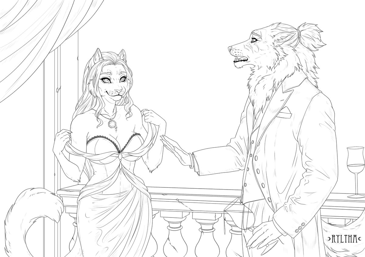 Ryltha's tweet photo. Grace And Ekkor / Lineart
W.I.P.
I work for a returning client who often requests specific scenes rather than just character illustration, which is a great challenge for me! 😊
OCs belongs to @DrakeTheAngel.
#furry #anthro #lineart #artwip #couple #furrycommission #cutecouple https://t.co/dxC2gAz3ek