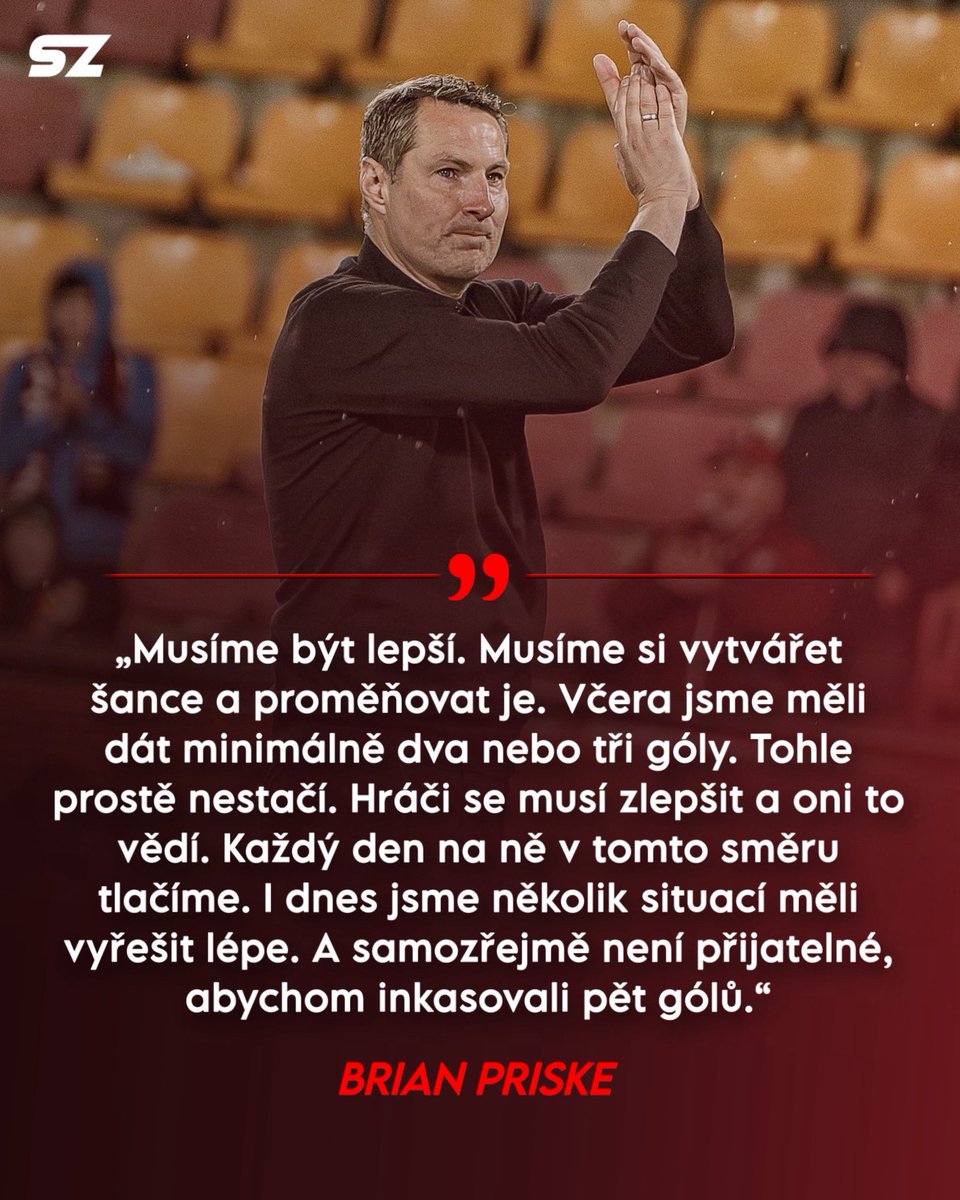 spartazpravy's tweet photo. 🗣️ Brian #Priske po dnešním nepovedeném zápasu. 👀 #acsparta https://t.co/VCVppCopVA