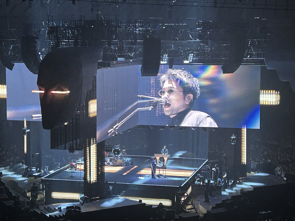 panda_kg_'s tweet photo. ファイナル最高だった😭❤️‍🔥
横浜を楽しみに色々頑張ってこれたから喪失感がすごくて、埋めるためにWOWOW録画見て興奮してまた喪失感😂
まだ先だけどドームを楽しみに頑張るので絶対当てる❤️‍🔥
（かっこよすぎる常田さんと何か可愛い井口さんを添えて😇笑）
#KingGnu #KingGnuCENTRALTour2026 https://t.co/SrwpyMrR9n