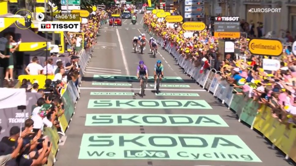 LeachyGrape's tweet photo. MAURO SCHMID (JAYCO-ALULA) WINS STAGE 13 OF TOUR DE FRANCE IN BELFORT 👏🇨🇭
Mauro Schmid what a strong fucking rider wow rode away from the breakaway almost on his own and out sprinted Harold Tejada 💥🤝
Pidcock with a huge performance moving up in GC ⭐️

#TDF2026 https://t.co/Qles8tWzkt