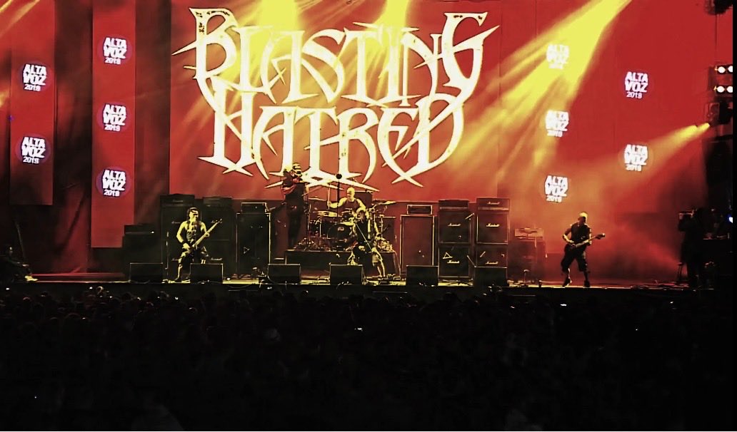 Mercylex79's tweet photo. Hoy! 6 pm [link 👇]
https://t.co/RCy6RYUdq5

“Guechas”, el nuevo videoclip de BLASTING HATRED, extraído de nuestra producción NECOC YAOTL.

#BlastingHatred #Guechas #NecocYaotl #DeathMetal #BrutalDeathMetal AncestralDeathMetal https://t.co/PcZabeMepv