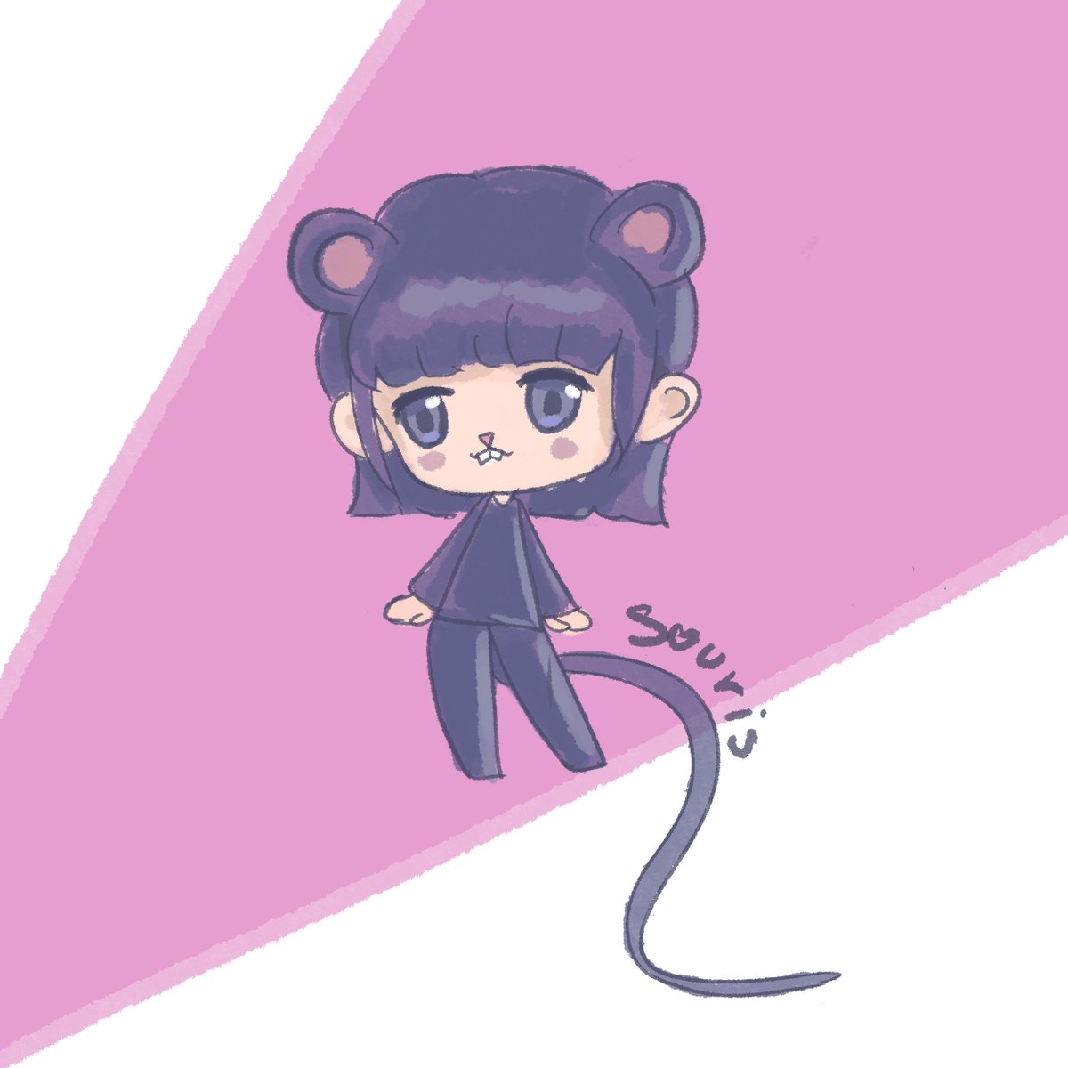 CandyMuder's tweet photo. Just finished this purple-haired chibi mouse girl~ 🐭
Love her big ears and slightly grumpy but cute expression!
Commissions open! I draw all kinds of cute animals.

More info &amp; prices → https://t.co/X40nksONwd
#ChibiArt #CuteChibi #AnimalArt #CommissionOpen https://t.co/bPHV0hemfn