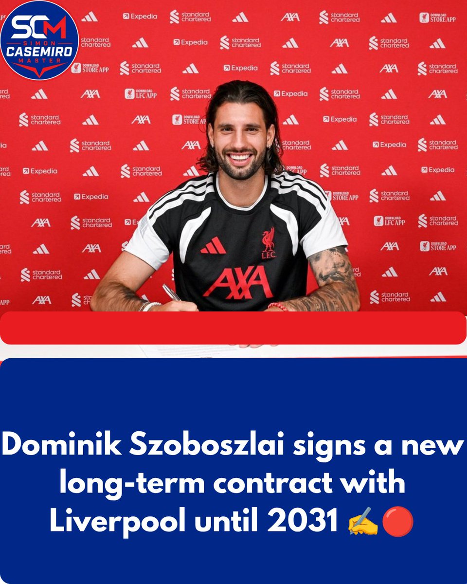 CasemiroMaster's tweet photo. Szobo signs new deal long term deal so he can stay in the Premier league and witness Bruno Fernandes bag the Premier League trophy next season https://t.co/DZd68rKqVl