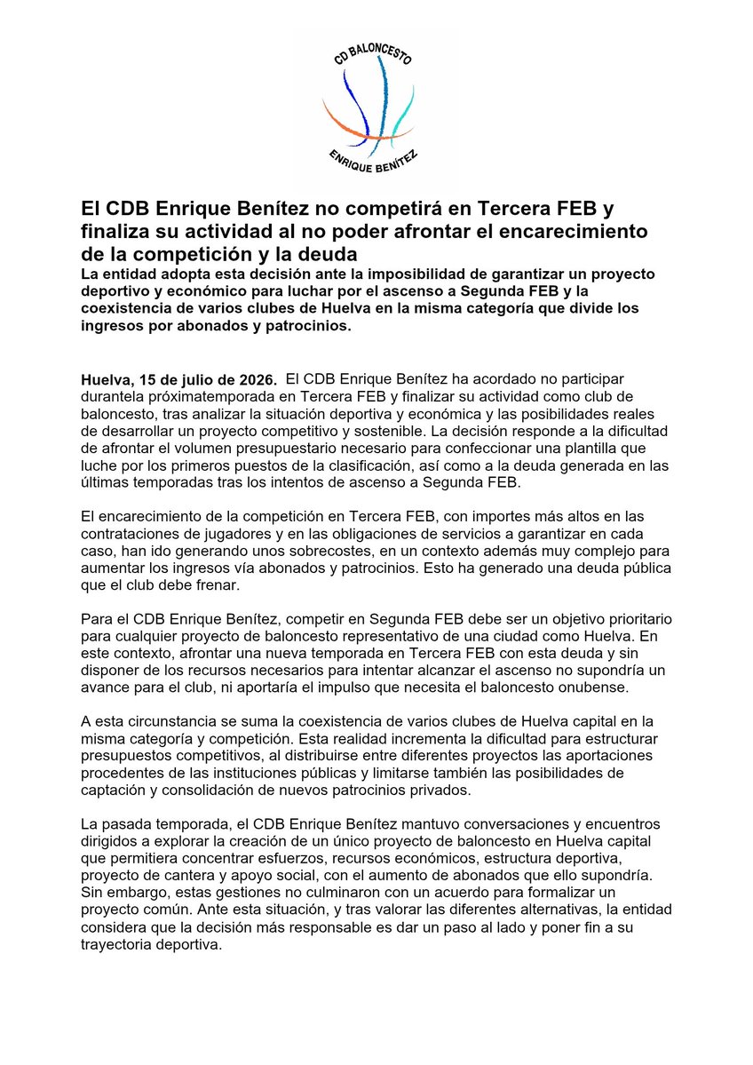 Miguel Barroso HUELVAFM.ES tweet media