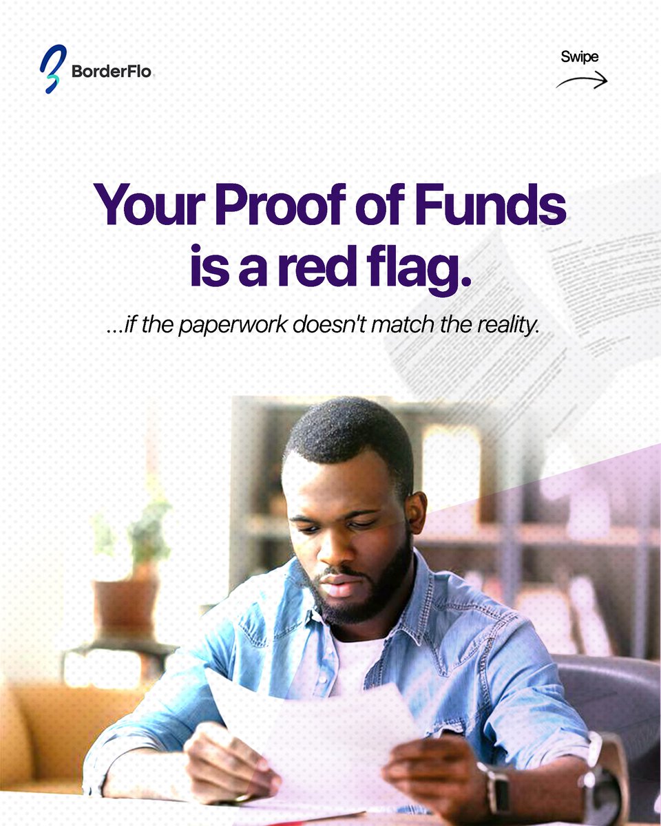 UseBorderFlo's tweet photo. Paying tuition is only half the battle, POF is the real hurdle.
Prepare your POF the right way and secure your study abroad dream.
Download the BorderFlo app to get your financial documentation right the first time! Link in bio.
#BorderFlo #ProofOfFunds https://t.co/XsUEkWQZ8i