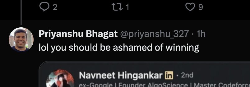 Ribhav_'s tweet photo. @priyanshu_327 I'm not here to defend him. The allegations you're making may or may not be true. But using those allegations as a reason to bully people who are growing through his content is completely wrong. Don't attack people just because they're trying to improve through his content. https://t.co/ACLVoDTzkm