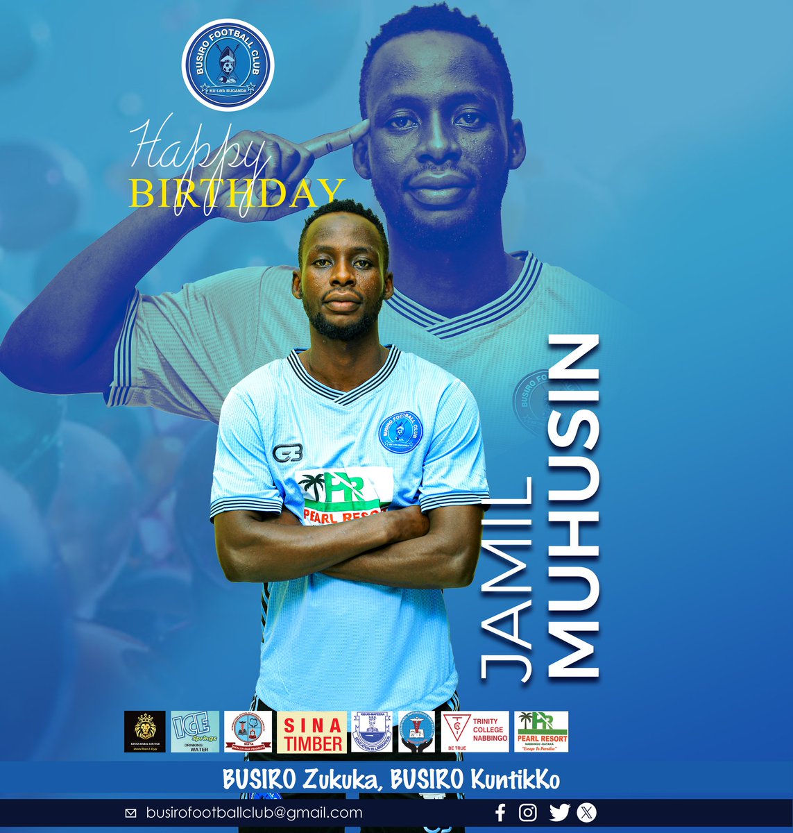 BClub89743's tweet photo. Happy birthday vice captain @jamirmuhusin

#masazacup2026
#Busirofc
#Newhome https://t.co/PbONnR6MyN
