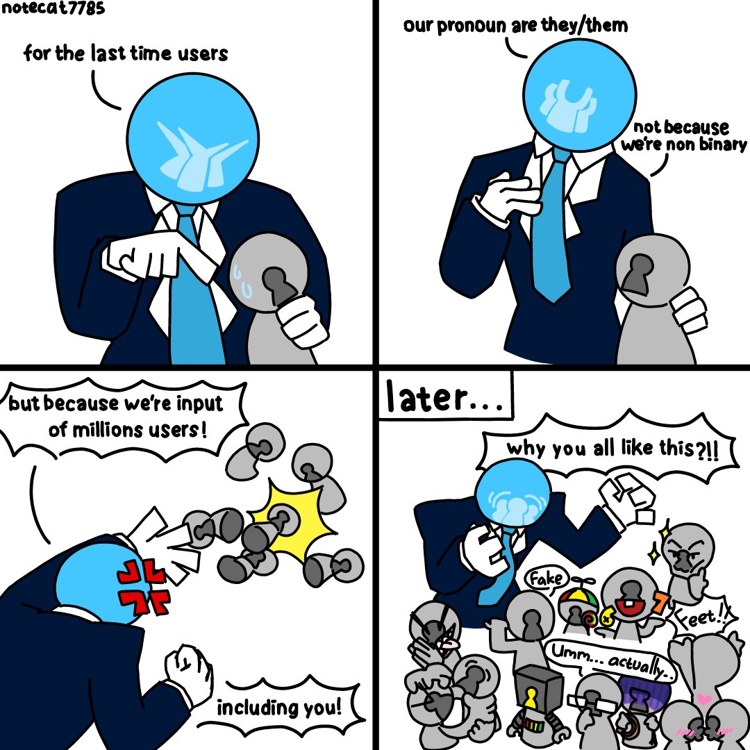 notecat7785's tweet photo. Comunity note #OC #comic #ocartㅤㅤ https://t.co/G5dqPcyDFD