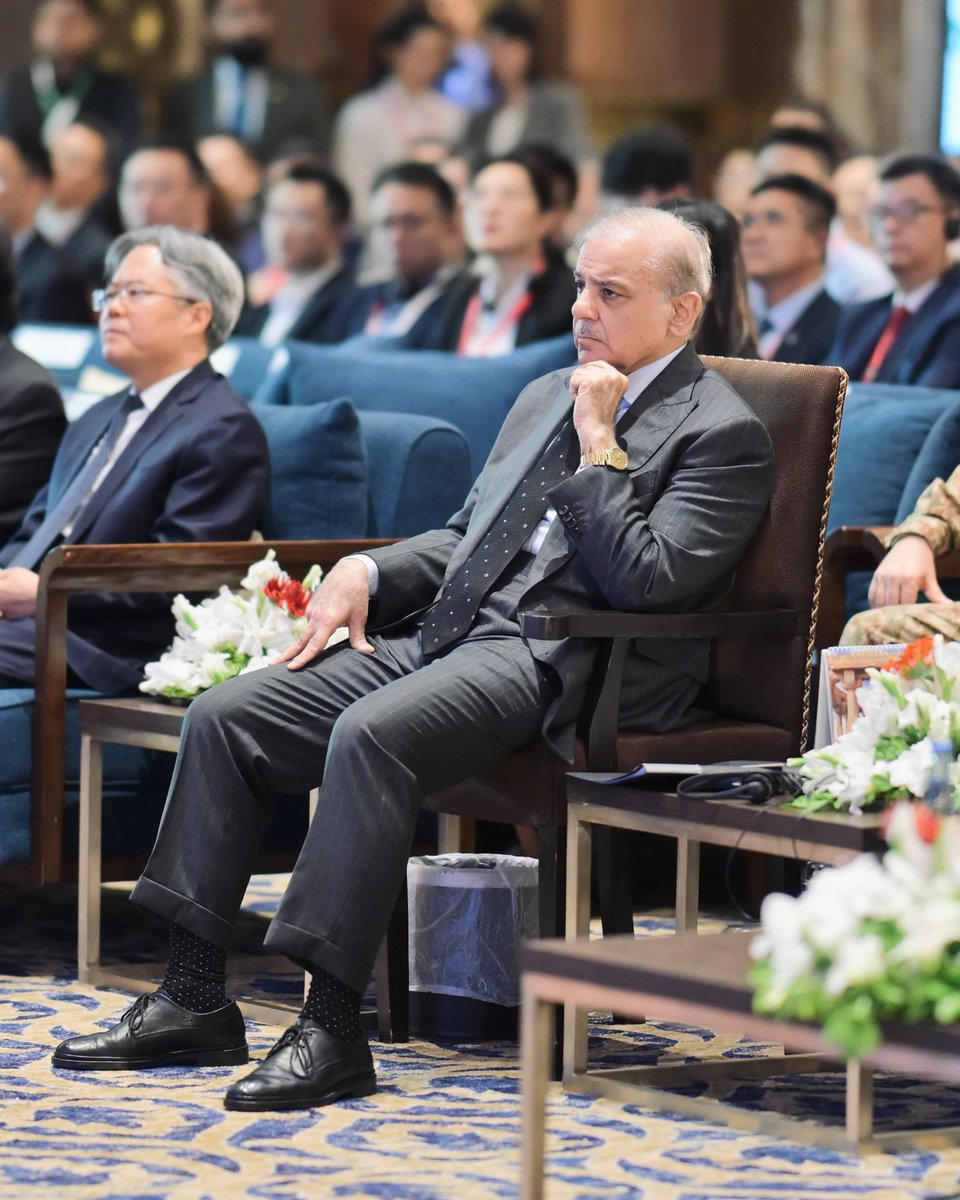 DCDPakistan's tweet photo. Prime Minister Muhammad Shehbaz Sharif attends the Pak China Pharmaceutical B2B Conference in Islamabad. https://t.co/QAslBO1QVi