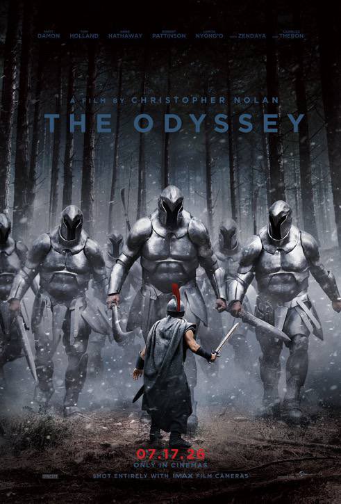 PolyokeyMoney's tweet photo. Nolan just redefined epic cinema forever 🎬
2,800 years of Homer’s brutal legend — THE ODYSSEY IS NOW PLAYING ACROSS NORTH AMERICA 🌊
Every single frame shot purely on IMAX film, ZERO digital footage 🎞️
Odysseus’ torturous 10-year voyage home:
⚔️ Outmatched by towering bronze giant warriors
🌪️ Trapped in endless, merciless ocean tempests
⚱️ Toyed with by cruel, vengeful ancient gods
Matt Damon leads an absurdly stacked A-list cast ✨
Tom Holland, Anne Hathaway, Robert Pattinson, Lupita Nyong’o, Zendaya, Charlize Theron.
This masterpiece ONLY belongs to the big screen — NO streaming release ever planned 🚫📺
Don’t sleep on the most defining theatrical event of our generation.
#TheOdyssey #ChristopherNolan #IMAX70mm