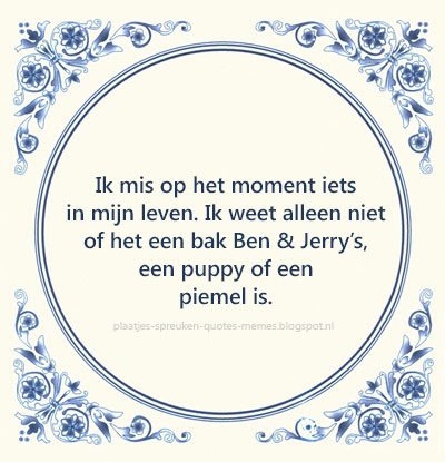 dbrplaatjes's tweet photo. 🤣🫣  Meer leuke tegelspreuken vind je hier!  -->  https://t.co/A6jl64MhT0

#ijs #puppy #hond #missen #liefde #leven #humor #grappig #leuk #lief #spreuk #spreuken #tegelspreuk #tegelspreuken #benandjerrys #honger https://t.co/Es0q9247GC