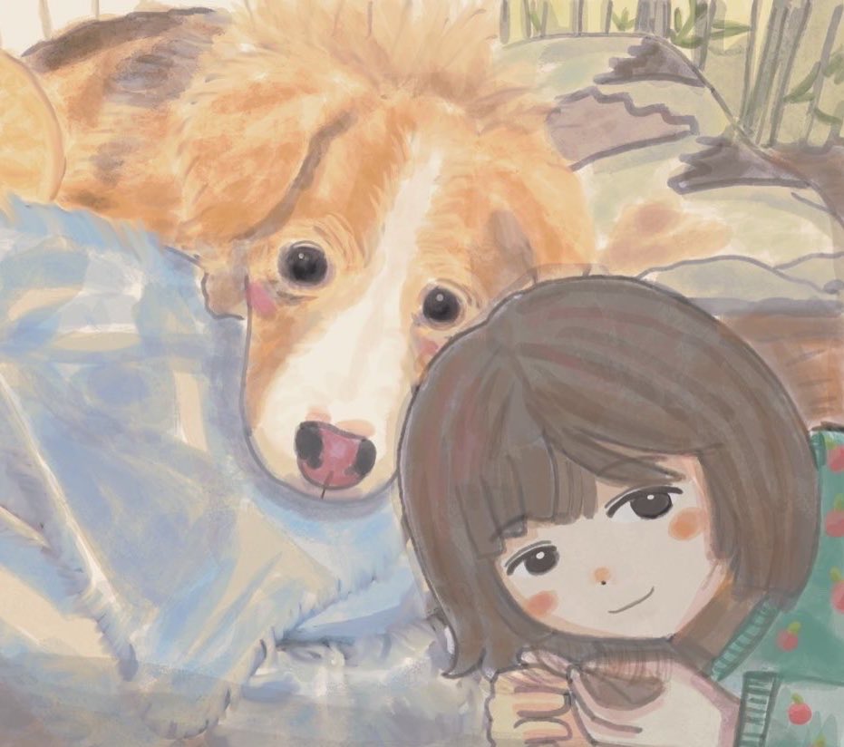harukaze_illust's tweet photo. ずっと一緒だよ https://t.co/CrJX5zFan6