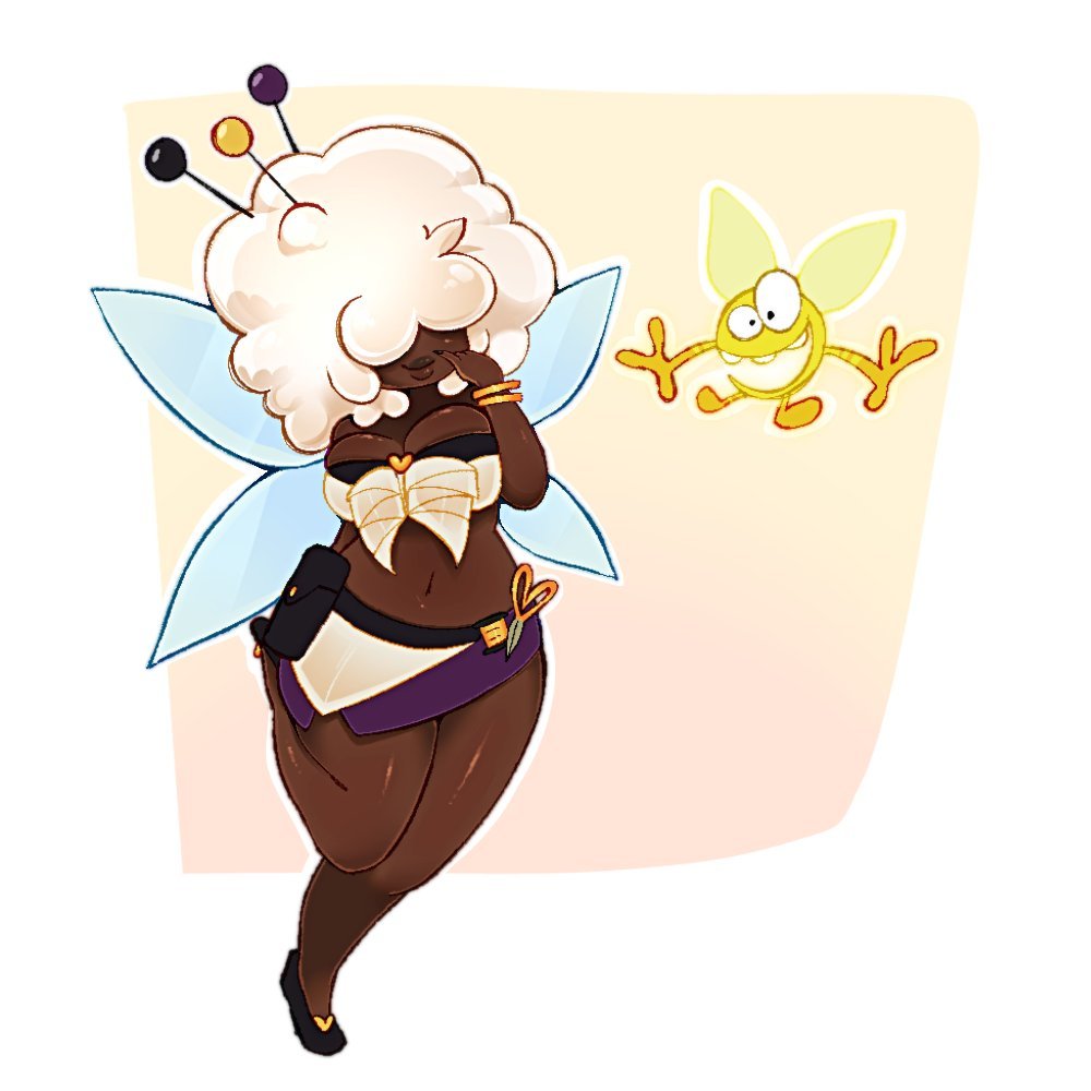 AnnetteApricots's tweet photo. Quite a curious Nymph-!? https://t.co/9p6O04kt37