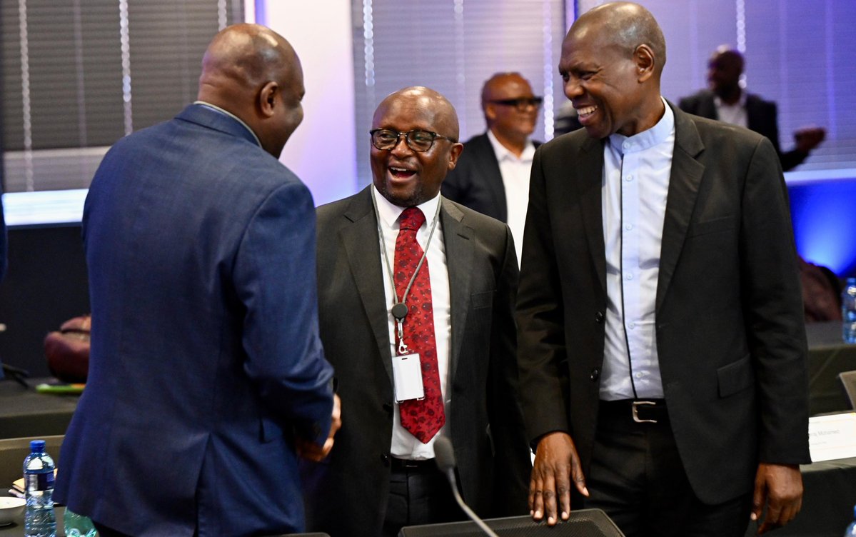 ParliamentofRSA's tweet photo. The high-level meeting also recognised that some recommendations contained in the Kader Asmal Report have since been overtaken by legislative and institutional developments. One example discussed was the replacement of the former National Youth Commission with the National Youth Development Agency. 📸: Phando Jikelo / Parliament of RSA