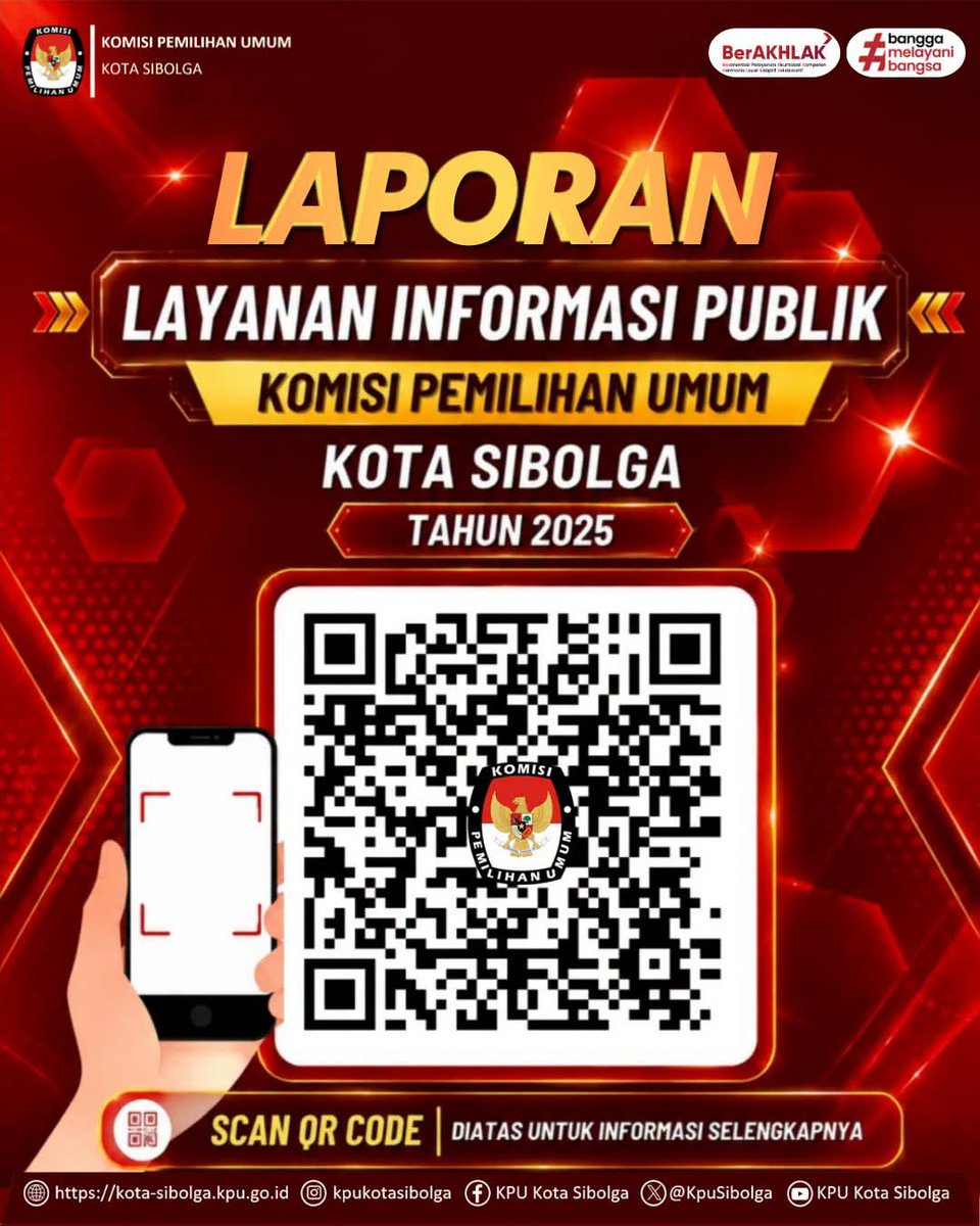 KpuSibolga's tweet photo. #TemanPemilih, berikut Laporan Layanan Informasi Publik Komisi Pemilihan Umum Kota Sibolga Tahun 2025.

Selengkapnya cek informasi ini ya...

#KPUMelayani https://t.co/CvkuzFqfwY