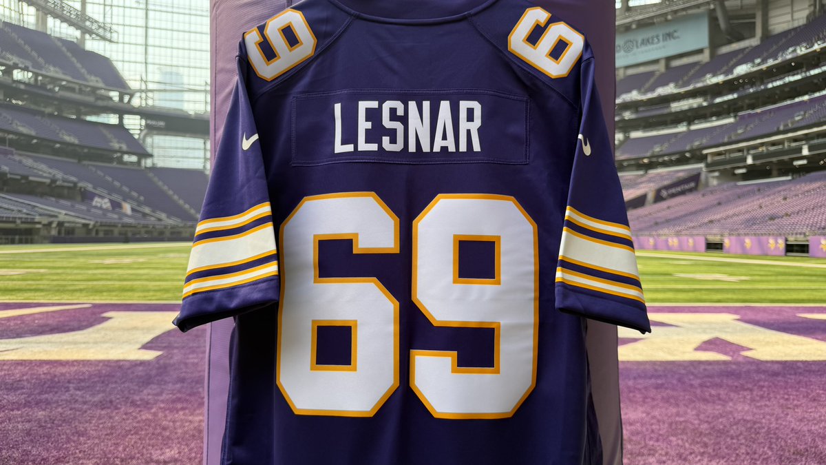 usbankstadium's tweet photo. 🏈 JERSEY GIVEAWAY 🏈 

The Beast is back. Hell in a Cell awaits. Enter now for your chance to win a custom Brock Lesnar @Vikings jersey!

Repost and follow us for your chance to win!

Sweepstakes ends Saturday, July 18 at 11:59 pm CT. https://t.co/Z7Fu9SxUOk