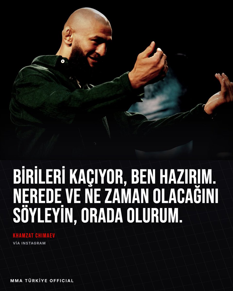 mmatrofficial's tweet photo. Khamzat Chimaev, Sean Strickland ile rövanş için UFC'ye seslenmeye devam ediyor. Chimaev, Instagram'dan yaptığı paylaşımda hazır olduğunu belirtti. #UFC #MMA #KhamzatChimaev #SeanStrickland https://t.co/MWitAYg8lP