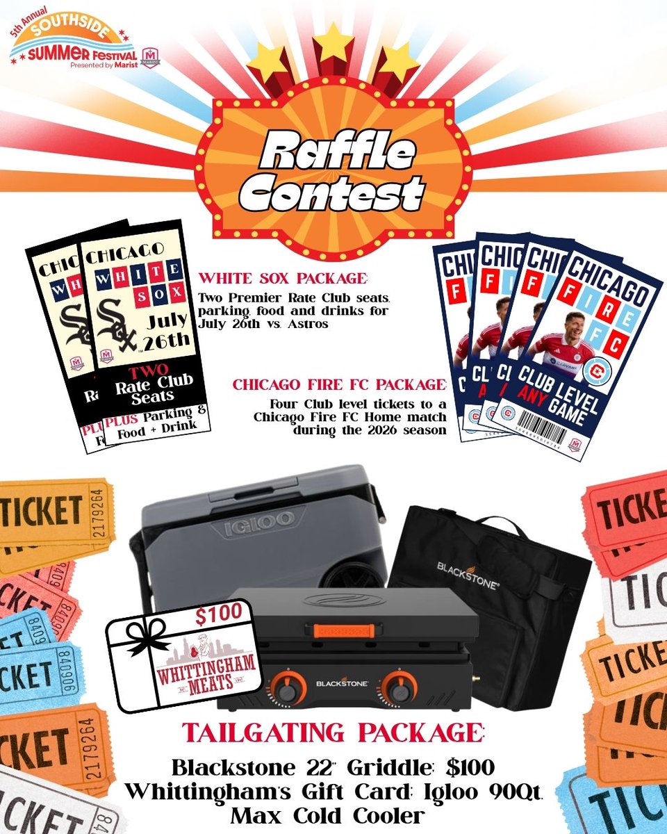 MaristChicago's tweet photo. Be sure to stop by the raffle tent tomorrow to check out some great raffle prizes! https://t.co/HHwoFOBZYk