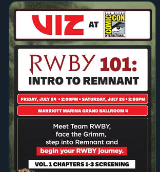 ThatKaitoDan's tweet photo. RWBY related events happening at SDCC https://t.co/0ItKXFrcG4