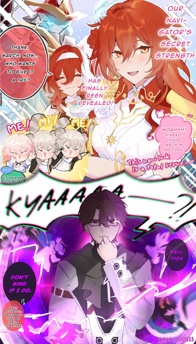 SAM_000253's tweet photo. Mr. Yang, that's cheating!!
#himekonova
#welt
#HonkaiStarRail https://t.co/KxXTR0GxNB