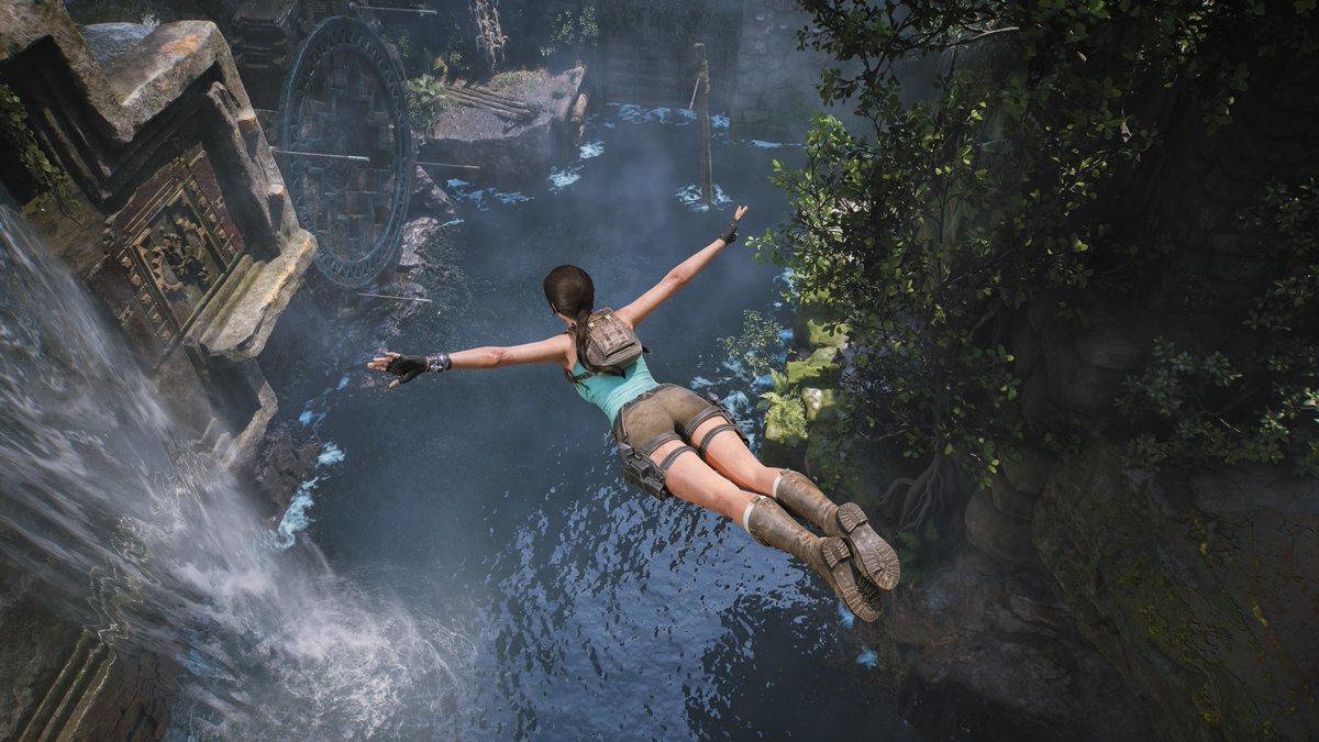PlayTombRaider's tweet photo. Lara's iconic swan dive 🥹

Next week we'll explore traversal and movement in a new mini-doc episode! https://t.co/aIKouNtheA