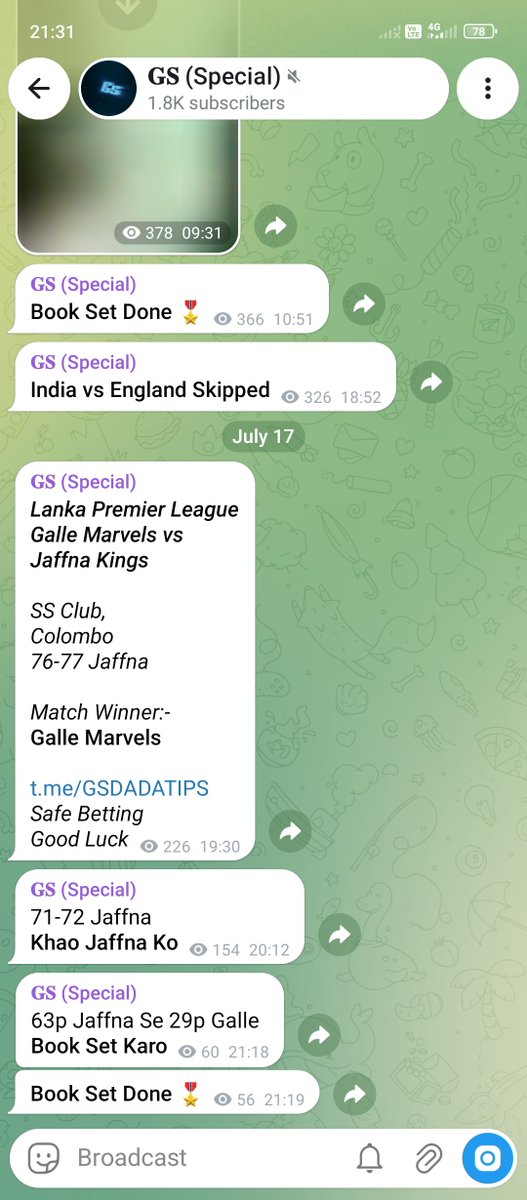 gsdadatips's tweet photo. Lanka Premier League 2026

#GMvJK #GMvsJK #JKvGM #JKvsGM #GalleMarvels #JaffnaKings
#GM #JK
#LankaPremierLeague #LPL #T20 #LPL6 #LPLt20 #LPL2026 #LPLBet #LPLBetting #LPLJackpot #LPLfixing #LPLgambling #Jackpot
#IPL #MLC #BPL #T20Blast #CPL #BBL #SA20 #ILT20 #PSL #The100 https://t.co/qDbaJf4aGv