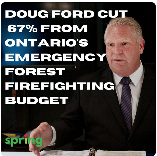 RGBAtlantica's tweet photo. IN 2023
IN 2024
IN 2025
Doug Fraud cut the EFFB budget
-Emergency Forest Firefighting Budget for years.
Now it's caught up to him by world wide condemnation.
#DougFordResign @fordnation @OntarioNDP @MaritStiles  @MarkJCarney https://t.co/3q4skYBRAi