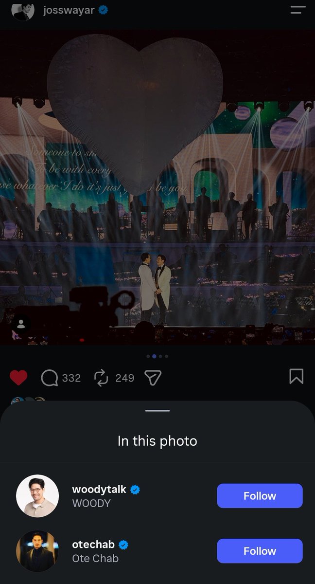 the_desired_1's tweet photo. Joss Way-ar Sangngern might be the first "h*mophobic" man in existence to be invited to a gay man's birthday party and wedding  
Are the hat+rs unaware that logic is a thing they're allowed to use?
I'm so tired of this Joss is hom*phobic narrative 
Free him from this

#JossWayar https://t.co/clJAoHQQgN