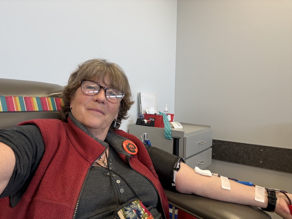 KerrieReay's tweet photo. Another visit to the daytime vampire 🩸@CanadasLifeline #59 … #thegiftoflife https://t.co/D1sfgdBTaz