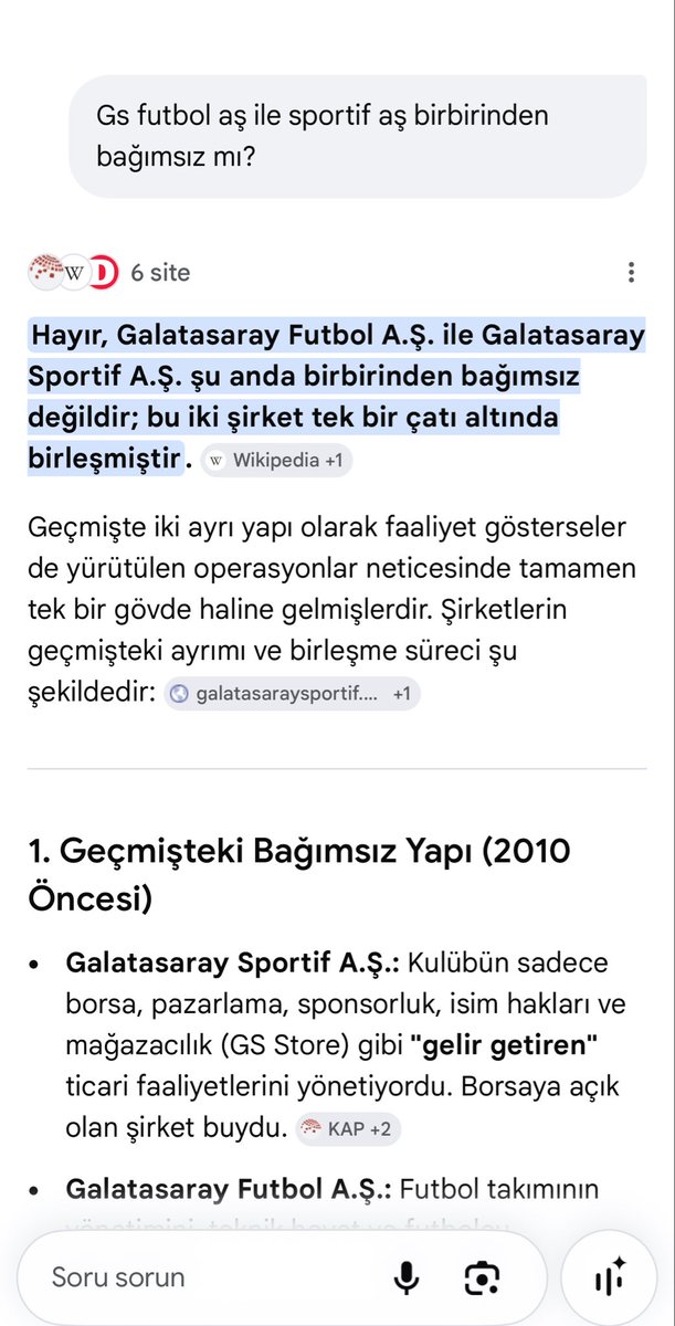 nmn_tkn's tweet photo. @ajansfenercom Futbol A.Ş ve Sportif A.Ş birbirinden bağımsız değildir. Tam tersi 2010’dan bu yana tek çatı altında faaliyet göstermektedir. https://t.co/1da15aBUMQ