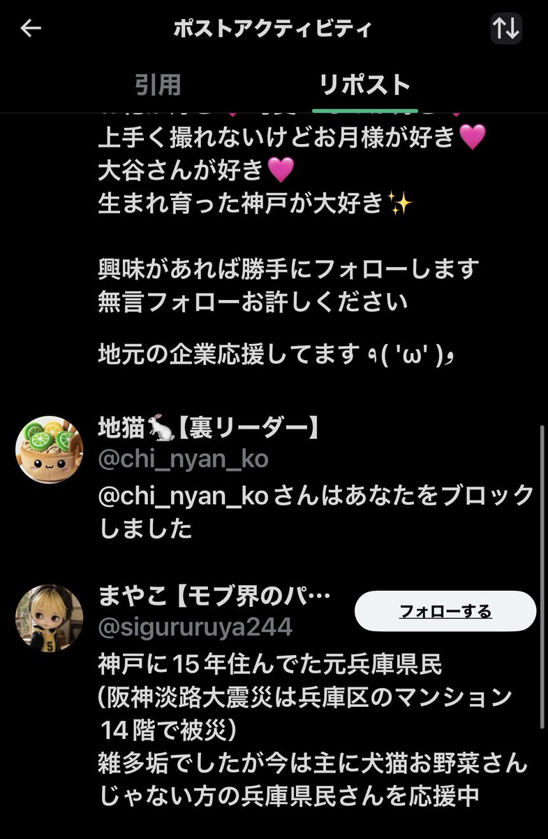 AY91656188's tweet photo. 犬山ねこた人類の敵は、こんな連中ばかりで、まともな会話は成り立つ能無しばかり。私をブロックしながらコメント書いたり、リポストで攻撃してくる仲間ばかり。何一つ議論が出来ない。法律職とかも仲間にいるが、筋の通った法律的な文章は皆無です。
本当にドブみたいな生活を送ってる可哀想な人々ばかりが、犬山人類の敵を支持しているだけ。

@kanekaeseSAGA 
#犬山一派は斎藤元彦支持者と同類