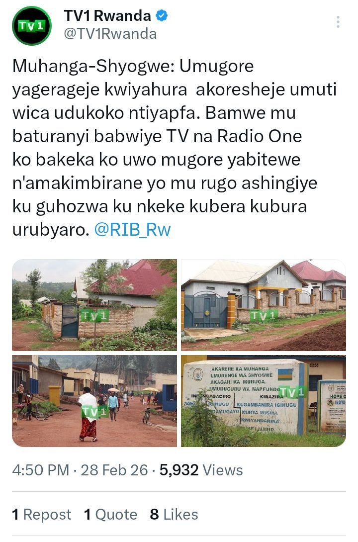 VuguzigaG's tweet photo. #Infertility #Cancer #Manutrition

H.E @PaulKagame  @rpfinkotanyi  
Hari igitekerezo nari mfite kirebana no gukora umuti wa babuze urubyaro ariko nabuze URUHUSHYA  Runyemerera gukoresha ibiribwa nk'umuti. Hon .Dr @nsanzimanasabin @RwandaHealth hon. Dr @YvanButera . https://t.co/VQMIGrhfHK