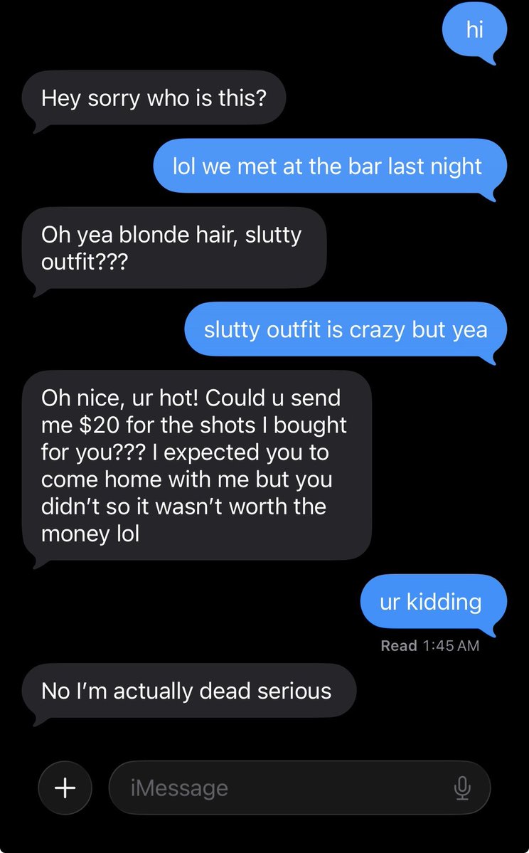 theavariley's tweet photo. I exchanged numbers with this guy from the bar last night…… this is why I never text first lol dating is hard https://t.co/Cob8MeLBMm
