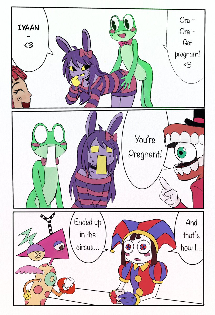 RemnaWillows's tweet photo. 🎪 The Amazing Digital Circus - [ Ora Ora, Get Pregnant ] Meme 

Reuploading because I posted my TikTok instead of actual image.

#TADC #JoJosBizarreAdventure #theamazingdigitalcircus #RibbitXJax #ribbit #jax #FemJax #Ragatha #Caine #Zooble #Pomni #ribbitrabbit #jumpingjax #Jaxit https://t.co/m7gpWePLtp