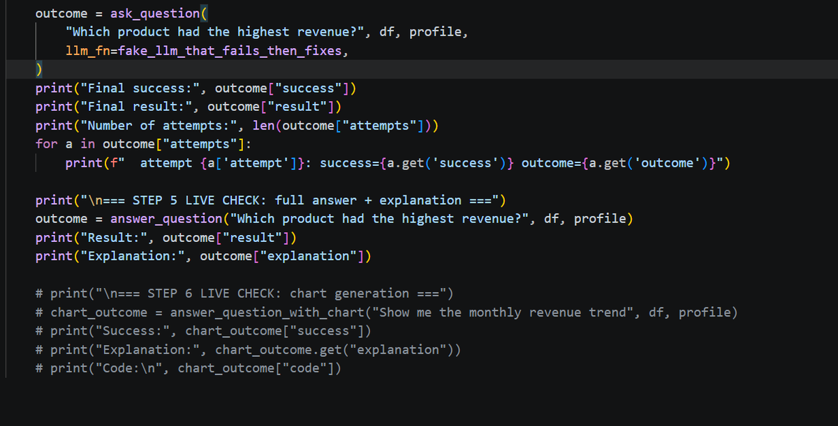 Asimmmm06's tweet photo. #LSPPDay47
Today, I  
- Built an AI tool that reads a CSV
- Turns a plain English question into working code
- reads the error and fixes itself
@lftechnology
#60DaysOfLearning2026 #LearningWithLeapfrog https://t.co/KOmPUMfOGi
