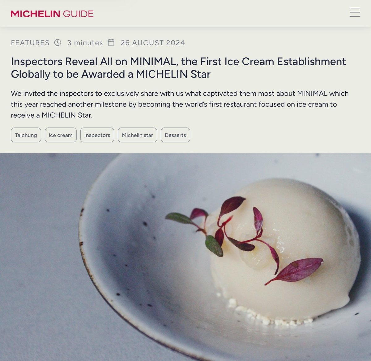 JRTDesk's tweet photo. อ้อ.. ลืมไป ที่ไต้หวันมีร้านไอติม/gelato/sorbet ที่เคยได้ Michelin 1 ดาวด้วยนะ ถึงแม้จะเค้าเลิกทำ tasting menu แบบหรูหราที่ทำให้ได้ดาวละ แต่ก็ยังคงโคตรดีอยู่ เพราะ passion เจ้าของคือแค่ต้องการขายไอติม และคิดว่าไม่ make sense ที่ลูกค้าจะต้องมารอนานเพื่อไอติม เค้าเลยเอา tasting menu ออก แล้วขายไอติมแบบตักเร็วๆ เอาไปแดกไวๆ แทน ซึ่งราคาก็ไม่ได้เว่อร์วังอะไรมาก

- ถ้วยเล็ก 120 กรัม มี 2 รส: 200 บาท (ราคาประมาณ)
- 500 กรัม 2 รส: 760 บาท