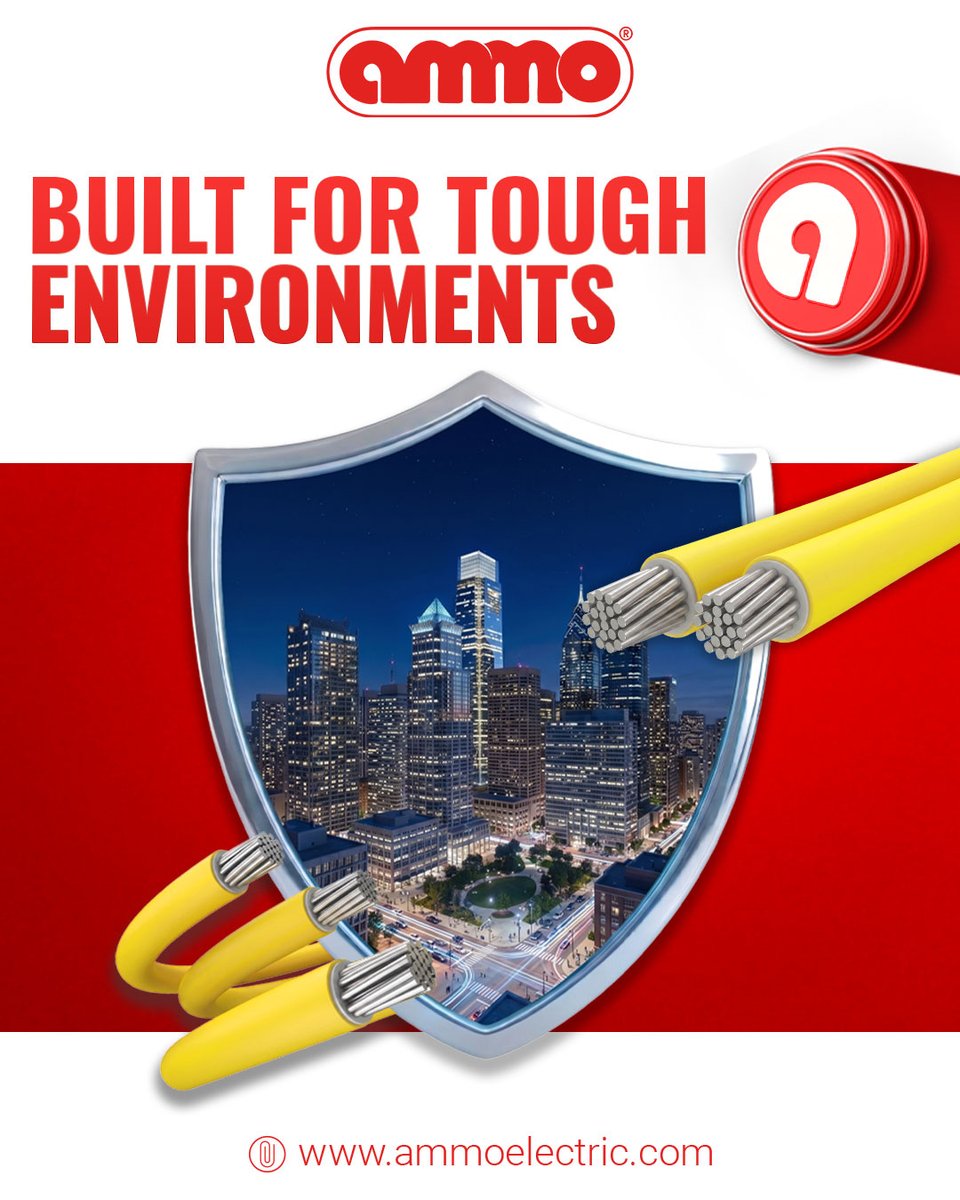 ammo_electric's tweet photo. Power your biggest projects with confidence ⚡
500-XHHW2-RL-5000-YW
High-capacity aluminum wire built for demanding installations.
✅ 500 kcmil
✅ 5,000 ft Yellow Reel
✅ 600–1000V | 90°C
✅ UL 44 Compliant
Built for reliable power distribution.
#XHHW2 #ElectricalWire https://t.co/YgI8RRec6V