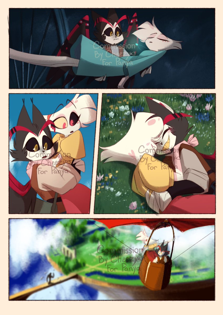 CheeezyZy's tweet photo. Comm💕
Castle in the sky x Huskerdust
#huskerdust #hazbinhotel https://t.co/xBnAoy60hv