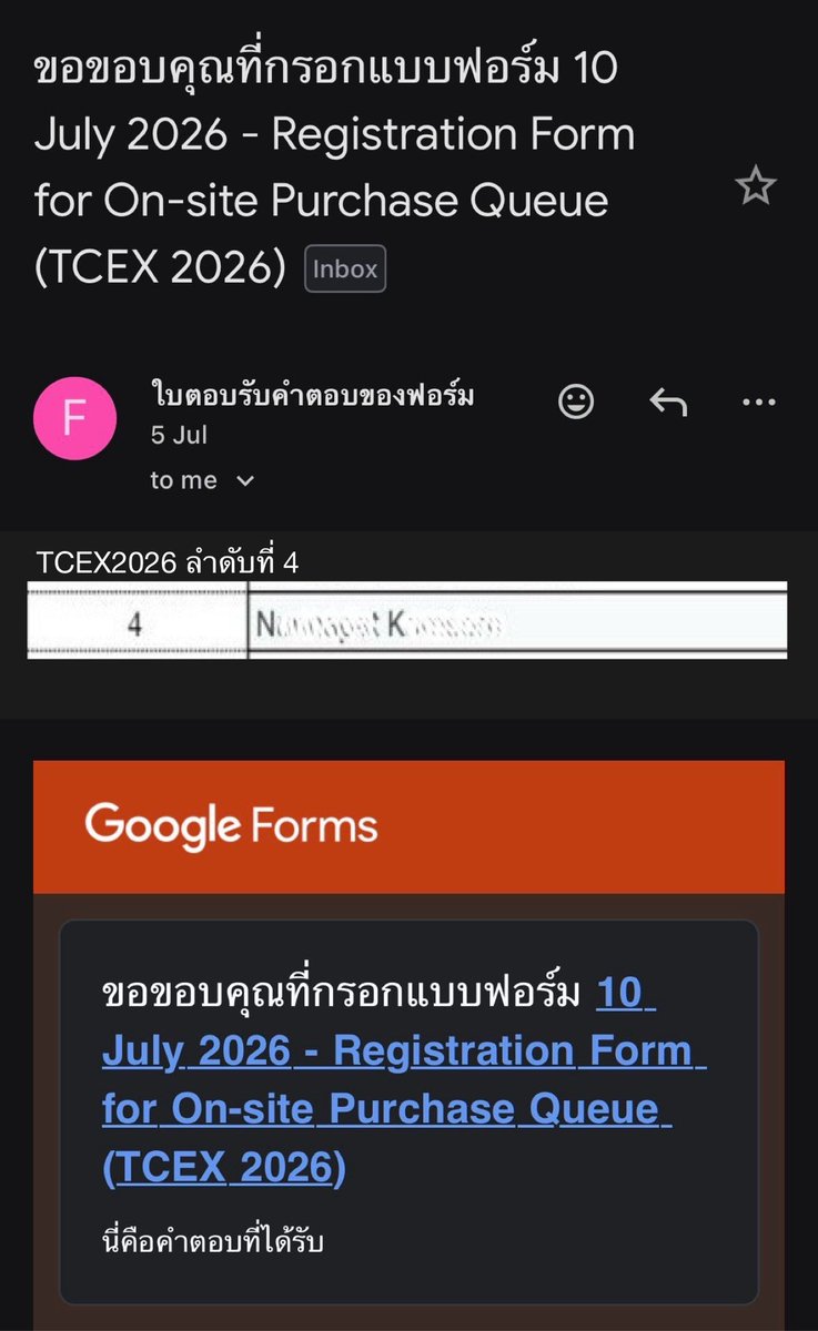 justtothejune's tweet photo. TCEX 2026 (Walk-in)
ลำดับที่ 4

#reviewJnZ https://t.co/Wioa9Hj2z2