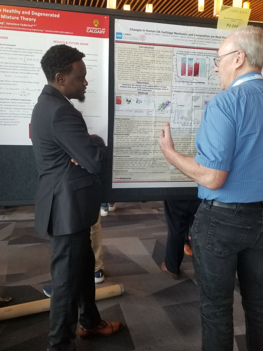 BonassarLab's tweet photo. Glad to present our group's findings at the 10th World Congress of Biomechanics in Vancouver! #WCB2026 #Biomechanics @CornellEng @CornellBME https://t.co/nPjL1Bh52n